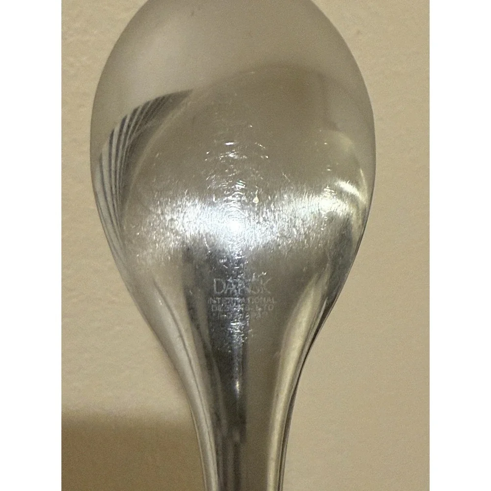 Dansk ODIN Germany Place Oval Soup Spoon (Set of 2) Satin Stainless 7 7/8